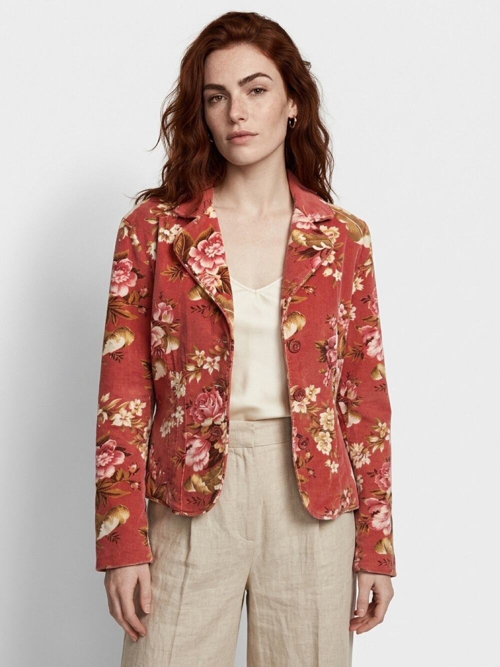 Live a Little Floral Tapestry Blazer — Women’s Medium